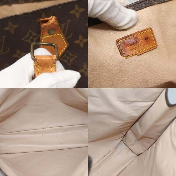 LOUIS VUITTON Monogram Sac Plat Hand Bag M51140 - Picture 11 of 12